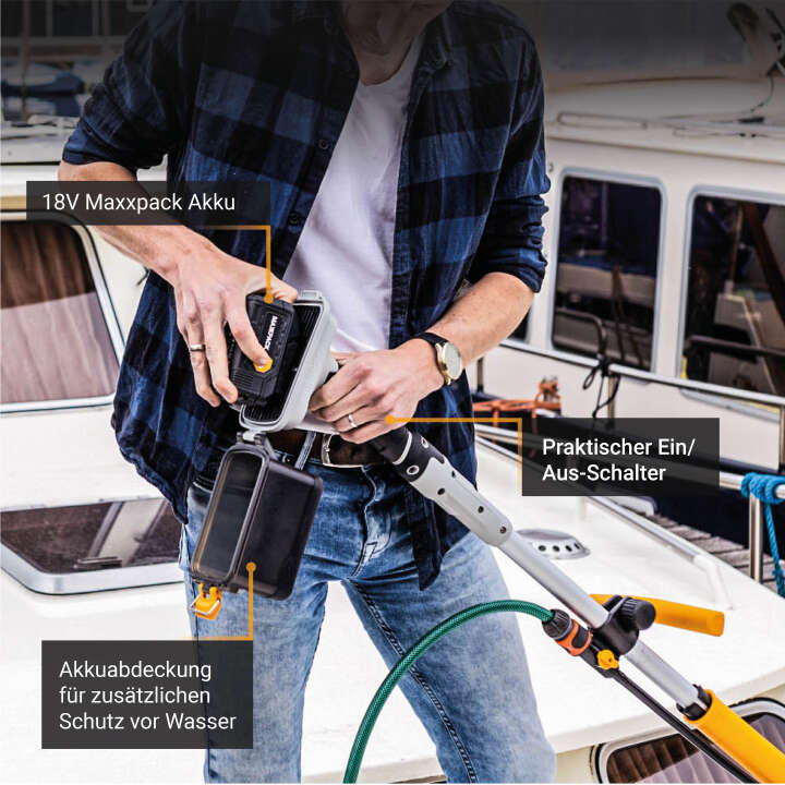 BATAVIA Twin® Brush Akku-Reinigungsbürste